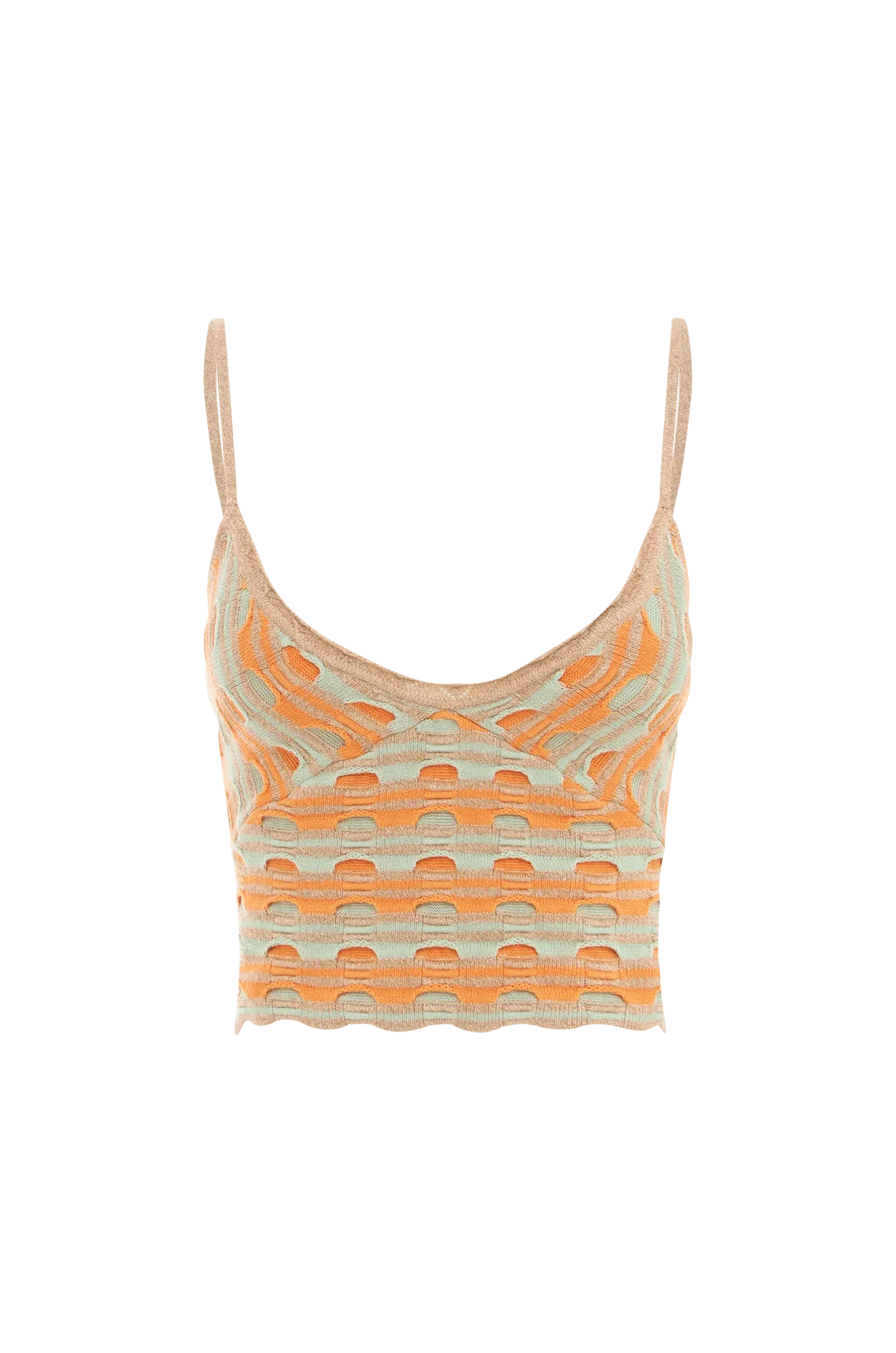 Kaleid Knit Crop