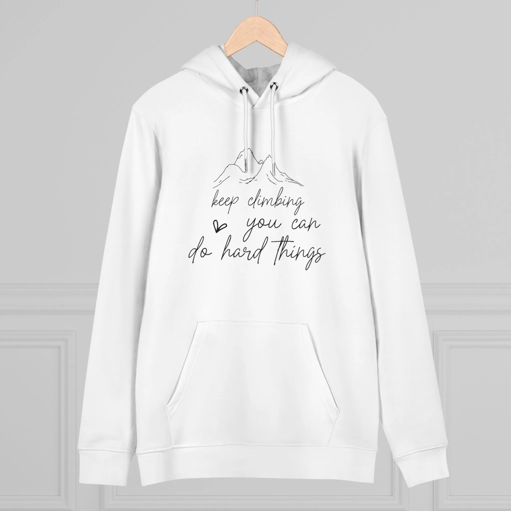 Keep Climbing in Pastel Aesthetic | Unisex Heavy Blend Organic Hoodie Sweatshirt