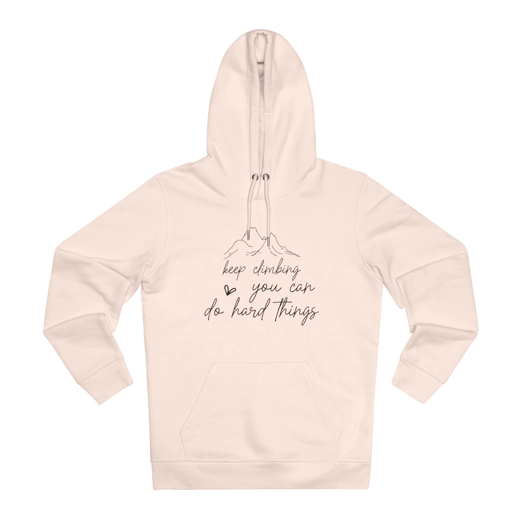 Keep Climbing in Pastel Aesthetic | Unisex Heavy Blend Organic Hoodie Sweatshirt