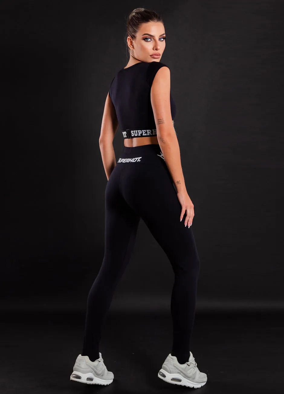 Legging Superhot Comfy Preta CAL5016