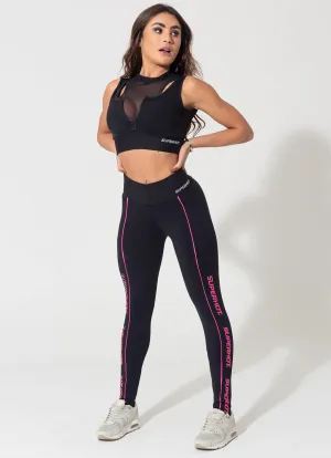 Legging Superhot Comfy Preta CAL5149