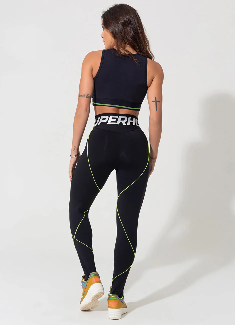 Legging Superhot Comfy Preta CAL5174