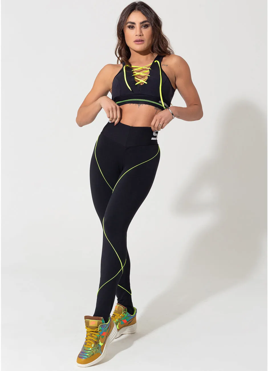 Legging Superhot Comfy Preta CAL5174