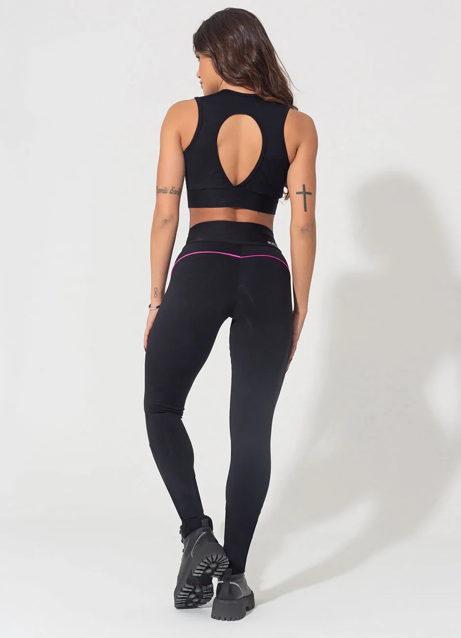 Legging Superhot Comfy Preta CAL5176