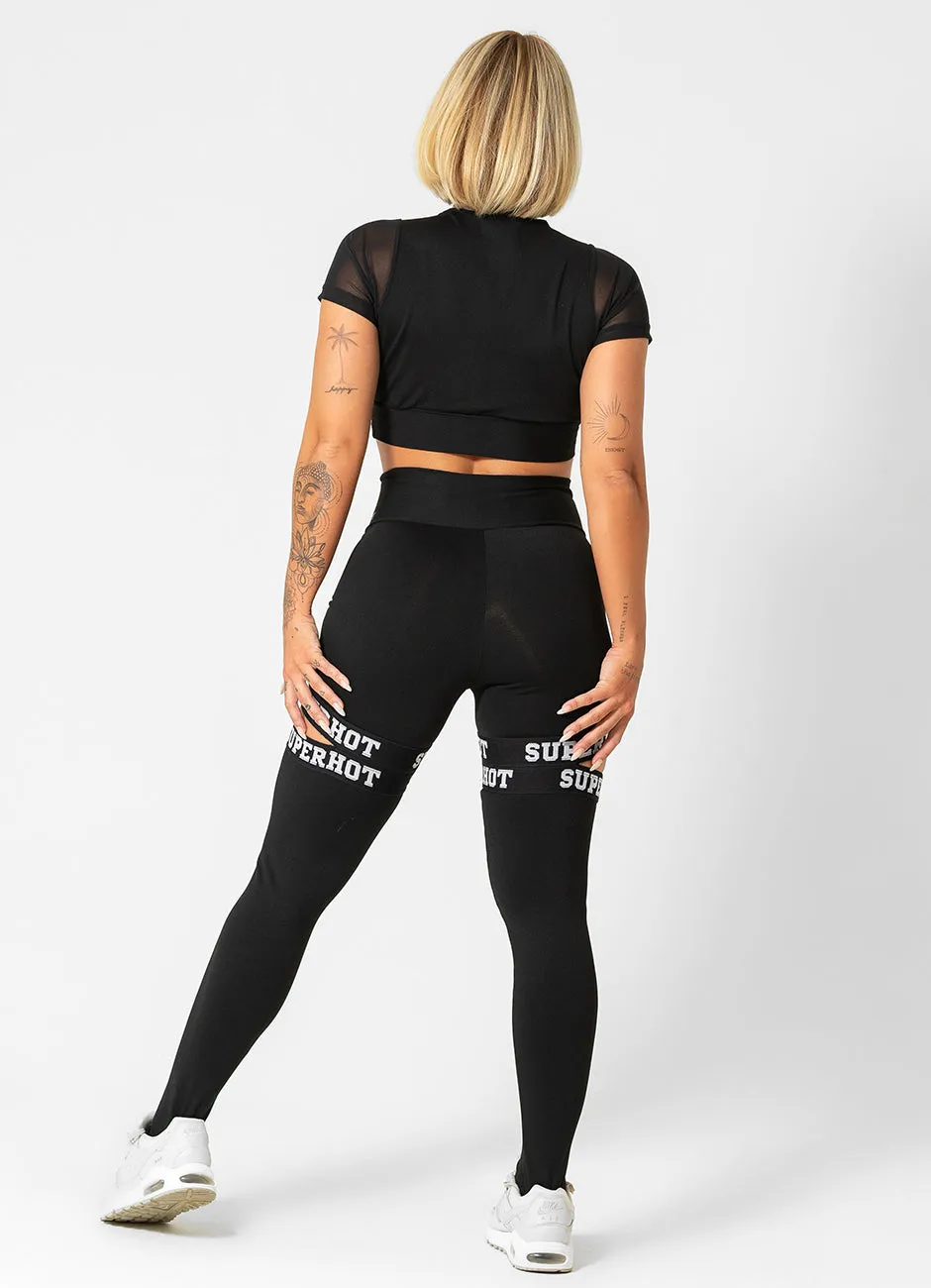 Legging Superhot Comfy Preta CAL5184