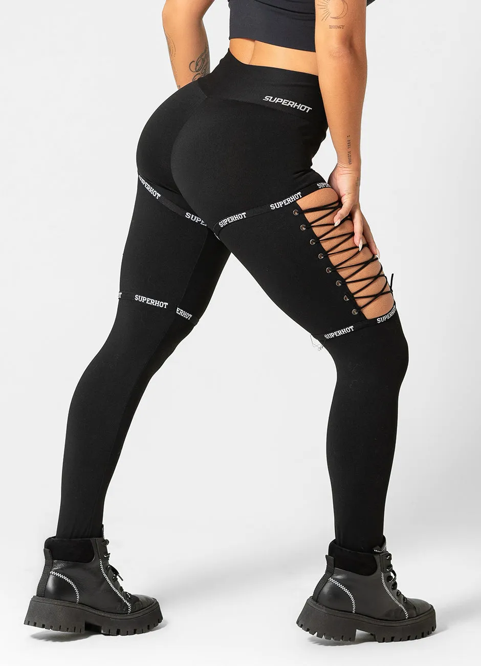 Legging Superhot Comfy Preta CAL5188