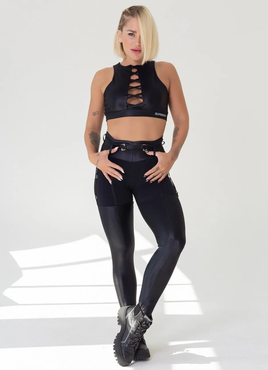 Legging Superhot Comfy Preta CAL5303