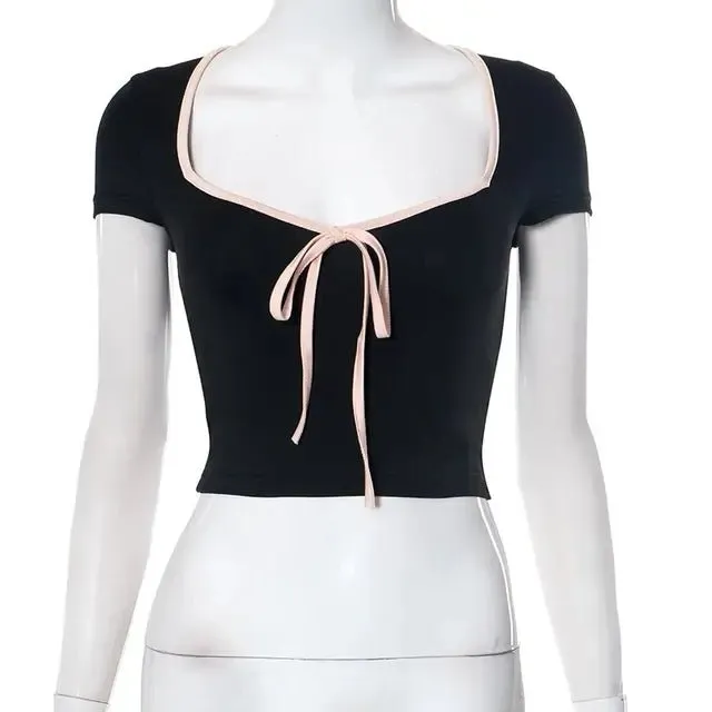 Lia Bow Crop Top