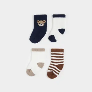 Little Cub 4 Pack Socks