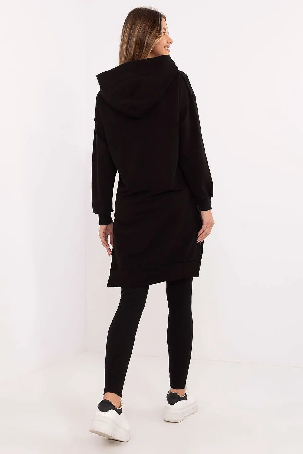 Long hoodie and leggings casual set
