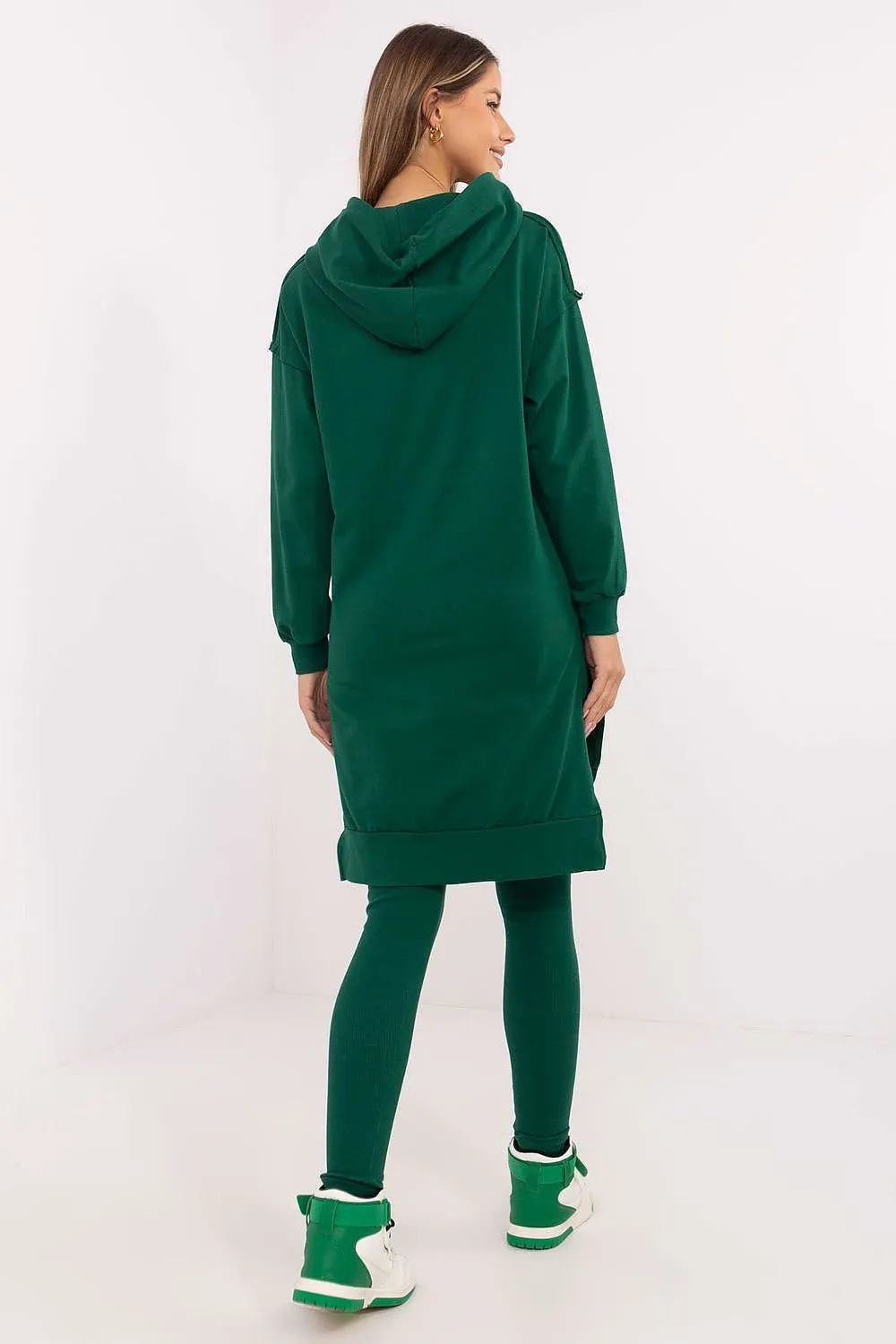 Long hoodie and leggings casual set