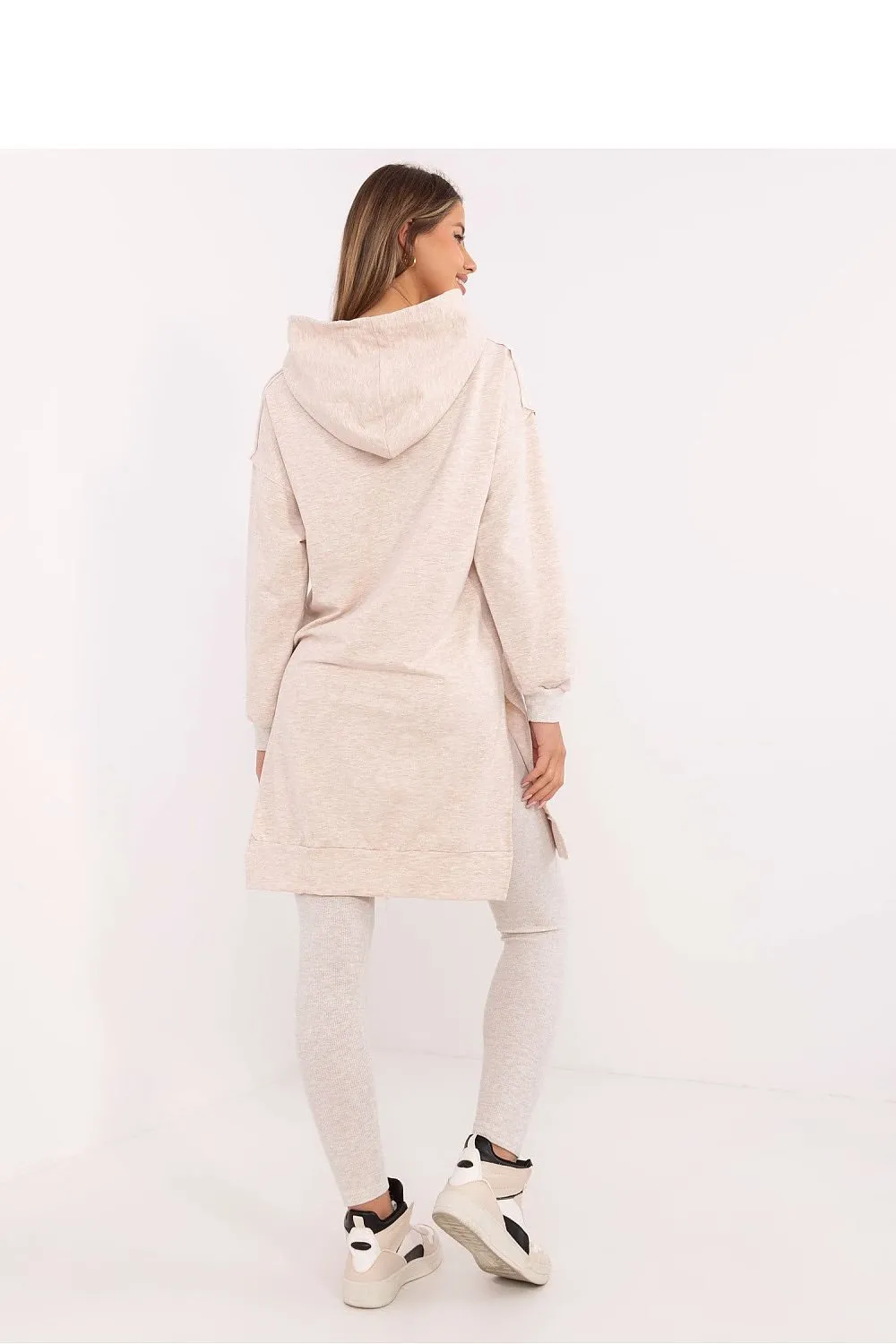 Long hoodie and leggings casual set