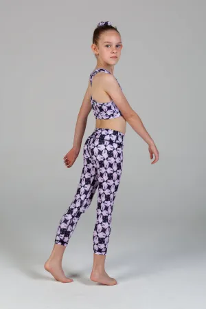 Lyla 7/8 Legging - Purple Diamond