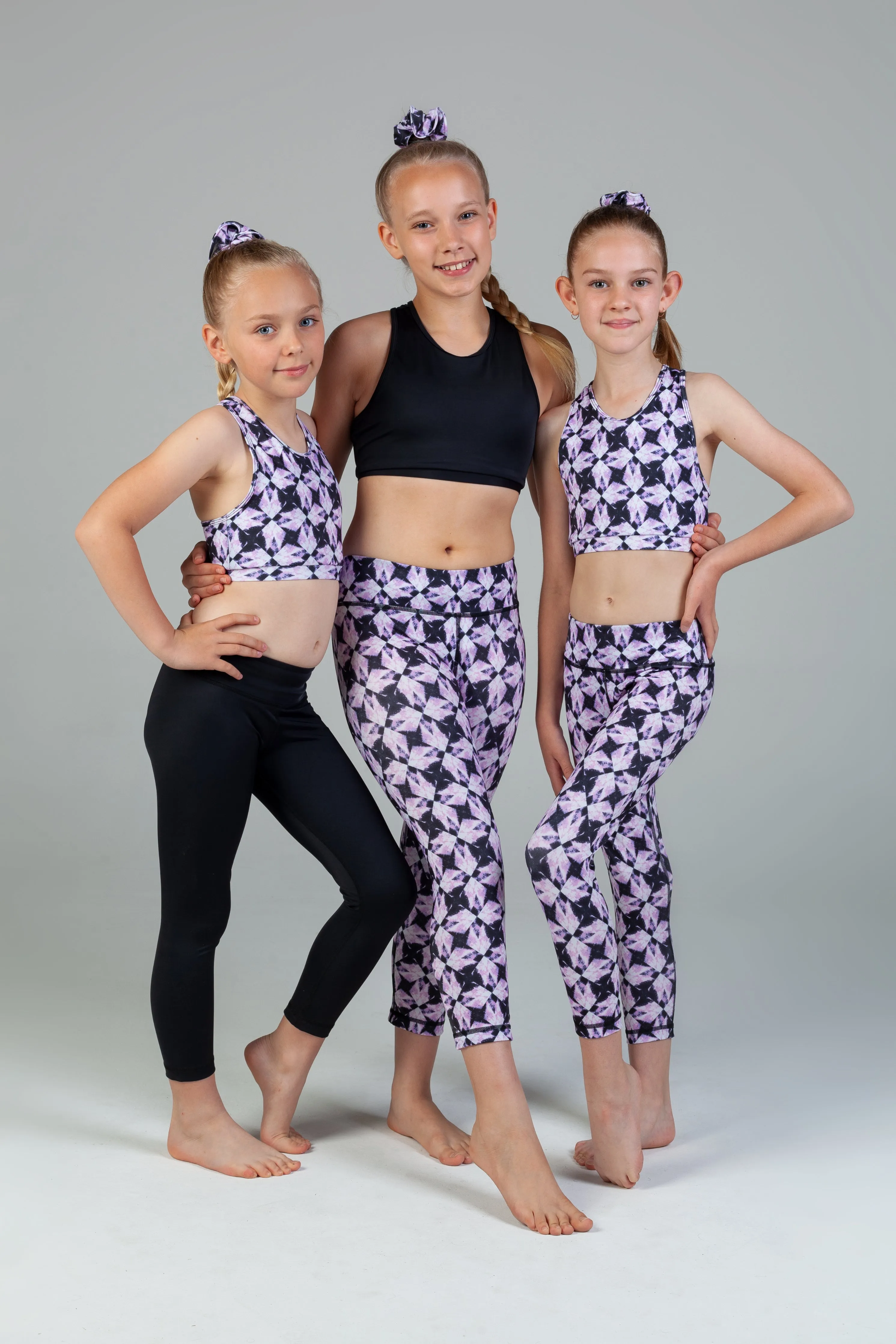 Lyla 7/8 Legging - Purple Diamond