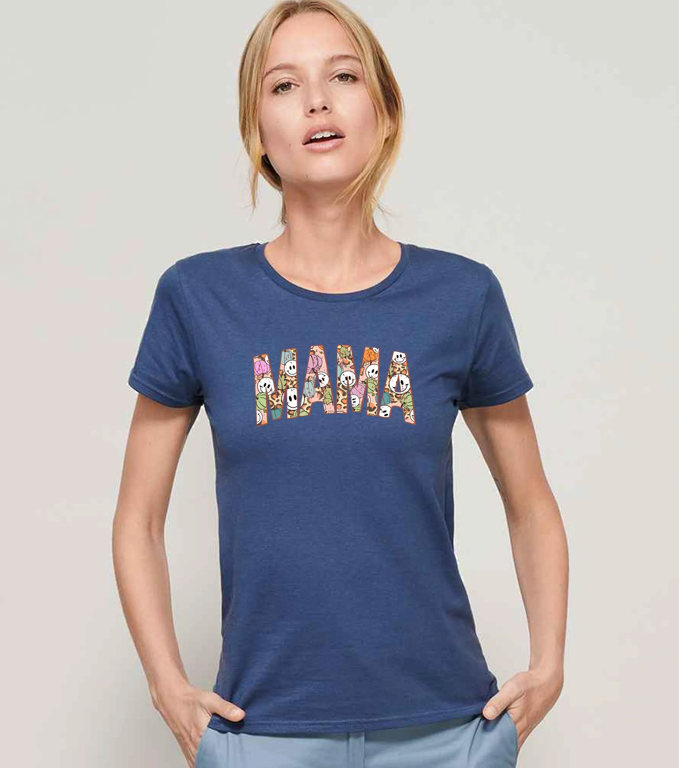 Mama Halloween Ladies T-shirt