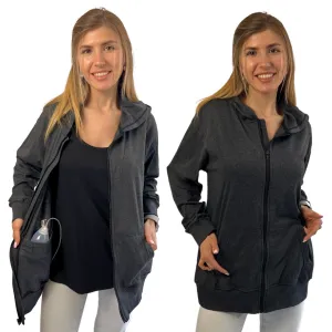 Mastectomy Recovery Hooded Sweatshirt - Full Sleeve