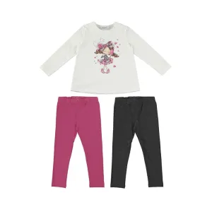 MAYORAL - Cute Girl Legging Set - Pink