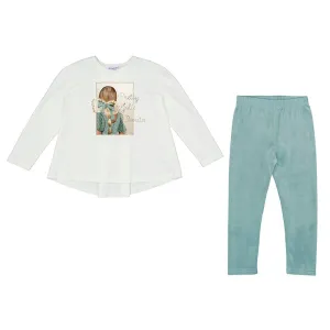 MAYORAL -  Pretty Legging Set - Jade