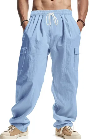 Men’s Drawstring Pants with Pockets – Everyday Utility
