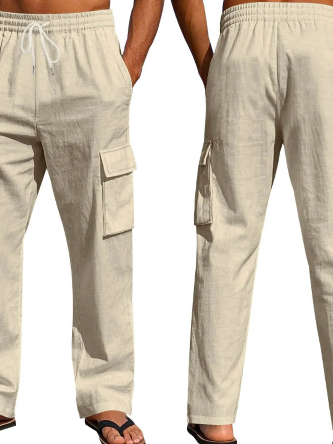 Men’s Drawstring Pants with Pockets – Everyday Utility