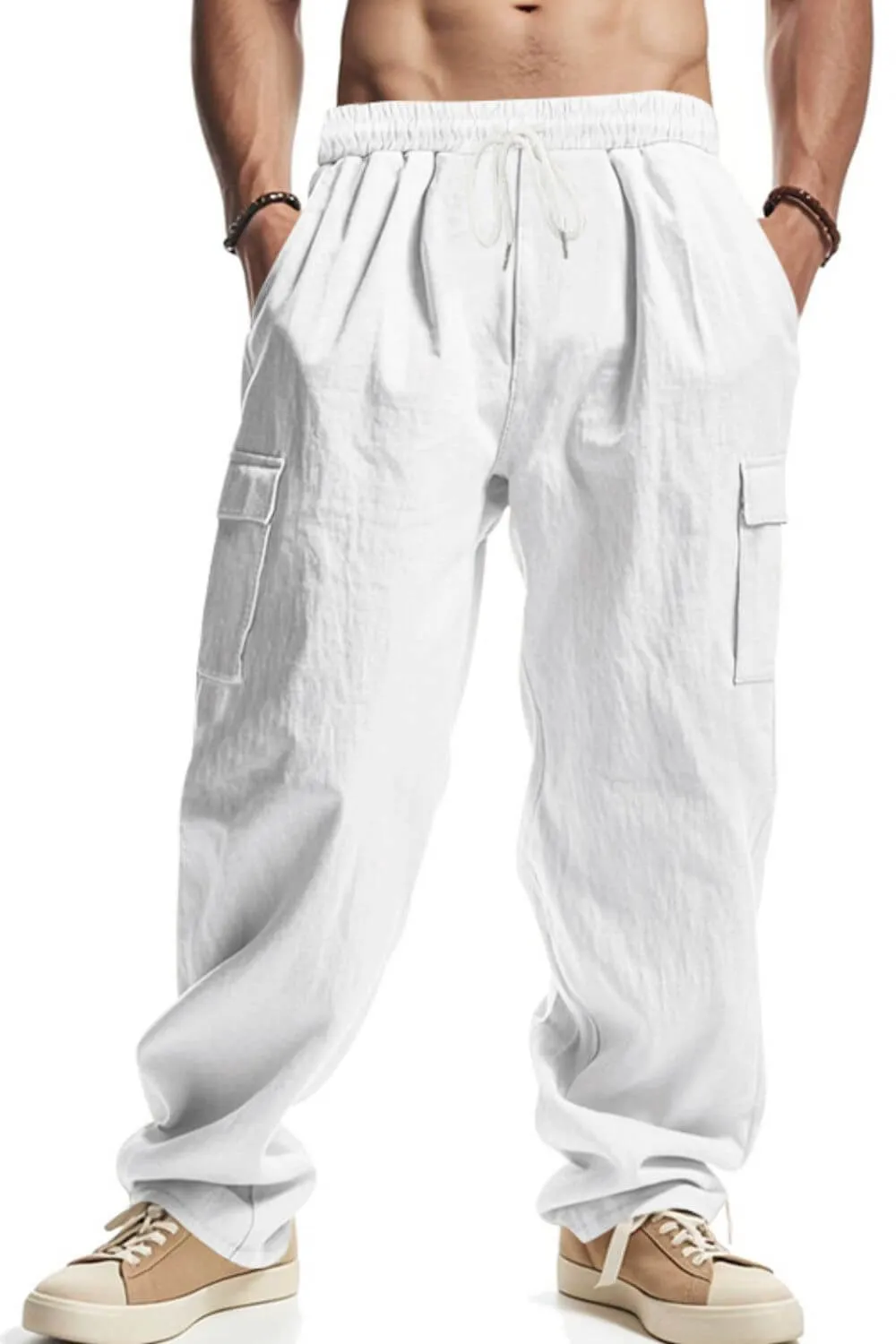 Men’s Drawstring Pants with Pockets – Everyday Utility