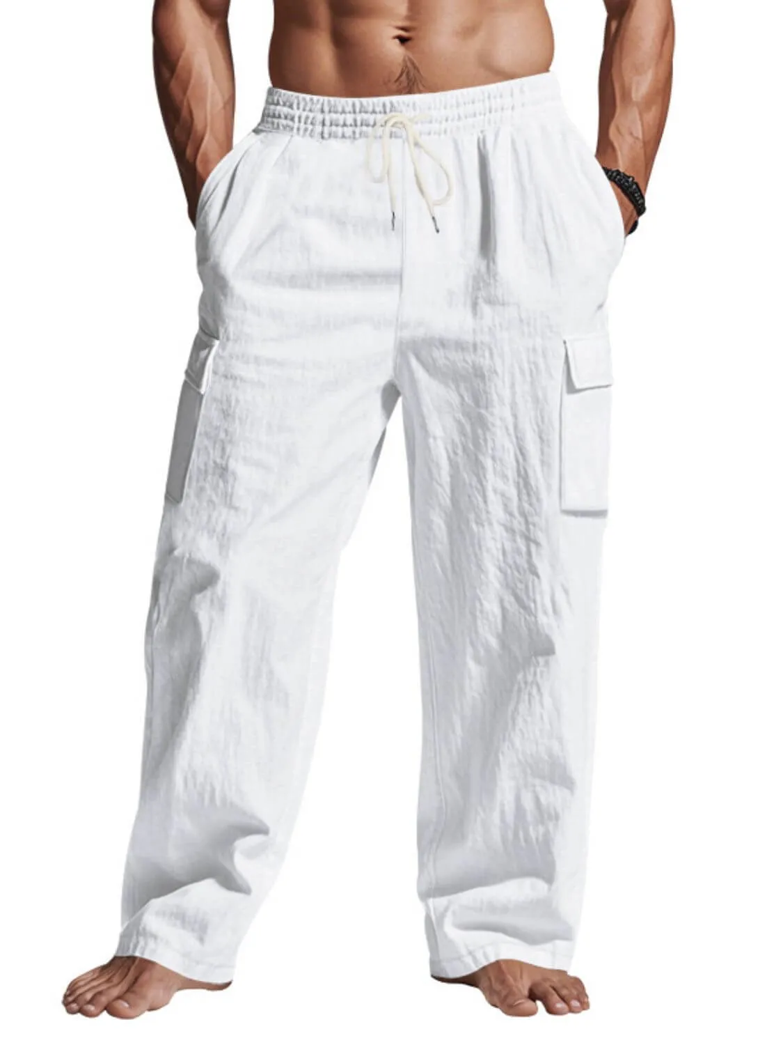 Men’s Drawstring Pants with Pockets – Everyday Utility