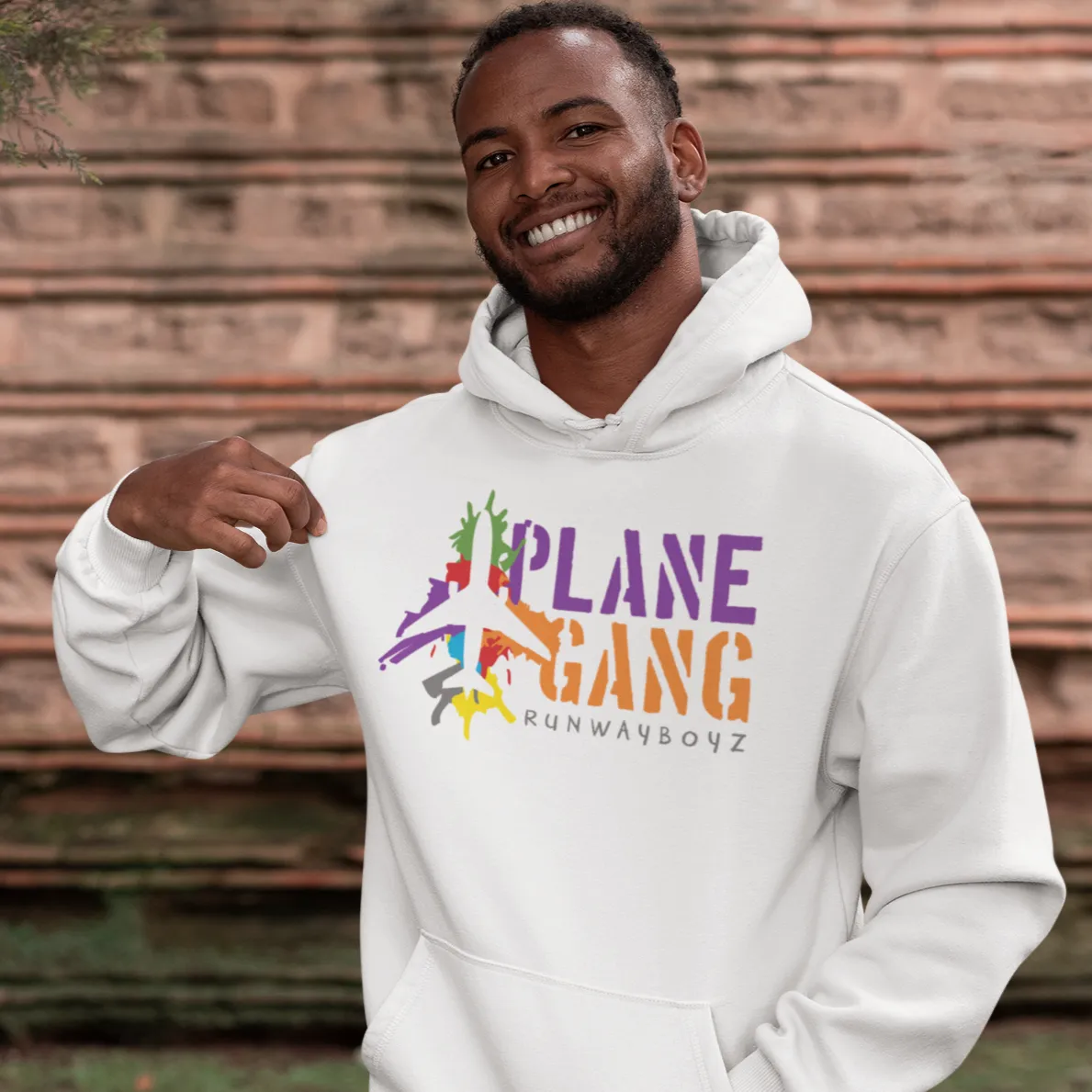 Men's Plane Gang Organic Hoodie