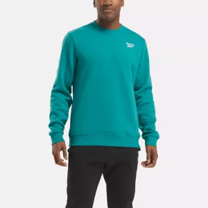 Men's Reebok Identity Small Logo Fleece Crew Sweatshirt