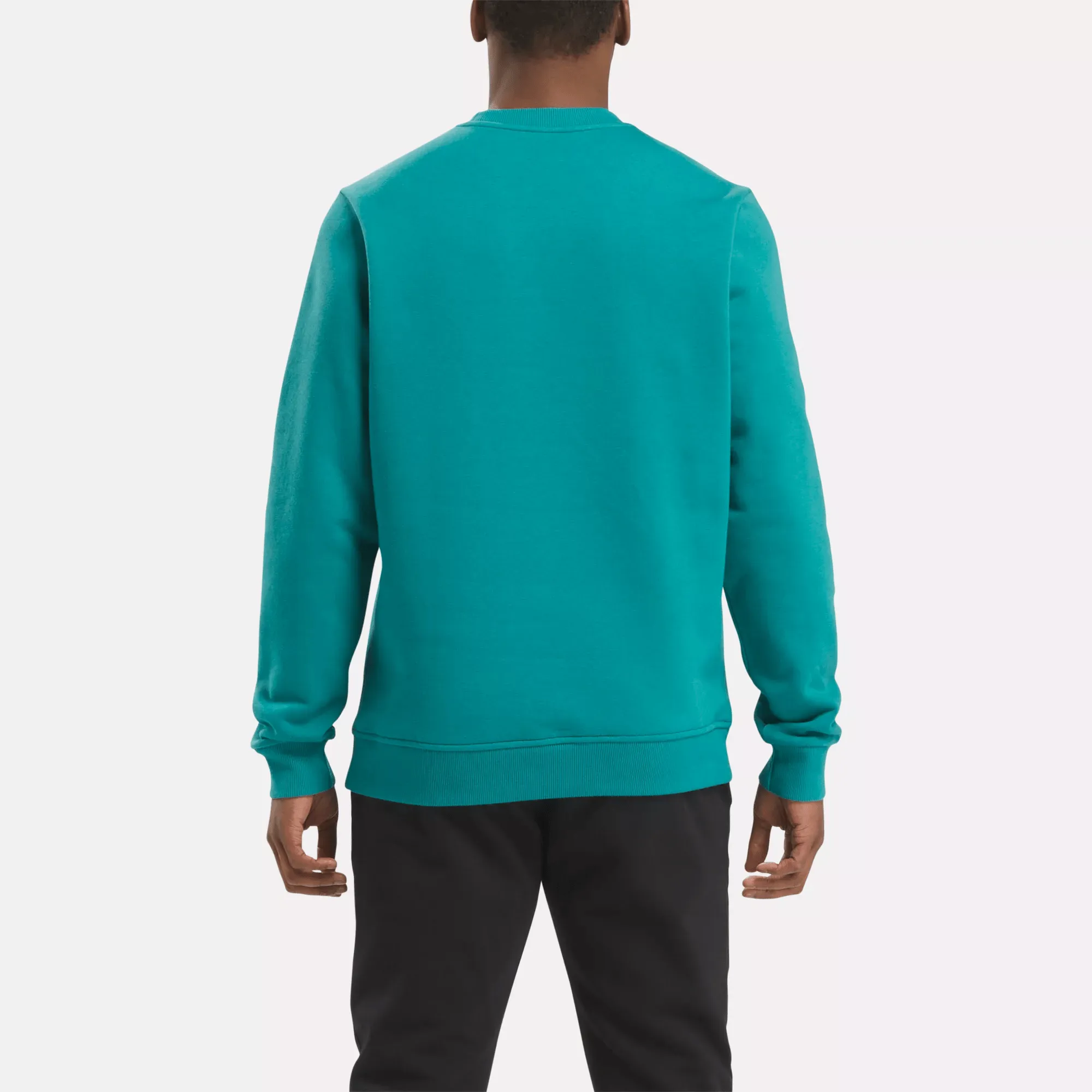 Men's Reebok Identity Small Logo Fleece Crew Sweatshirt