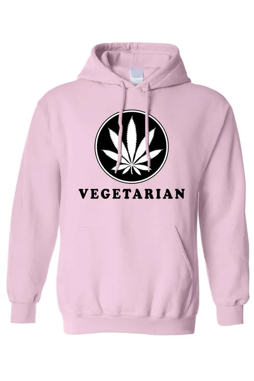 Men's/Unisex Pullover Hoodie Vegetarian Life Style