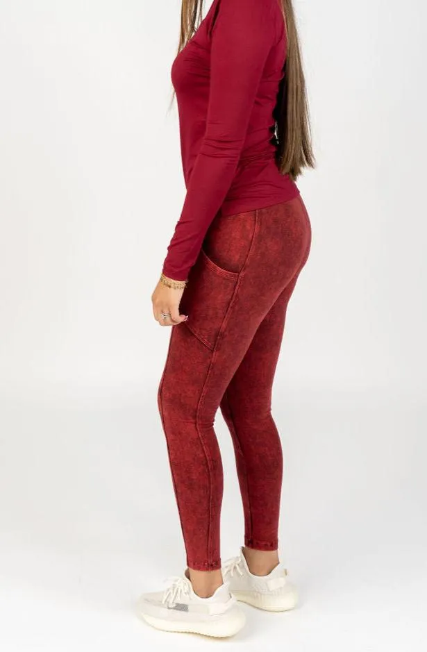 Mineral Wash Leggings