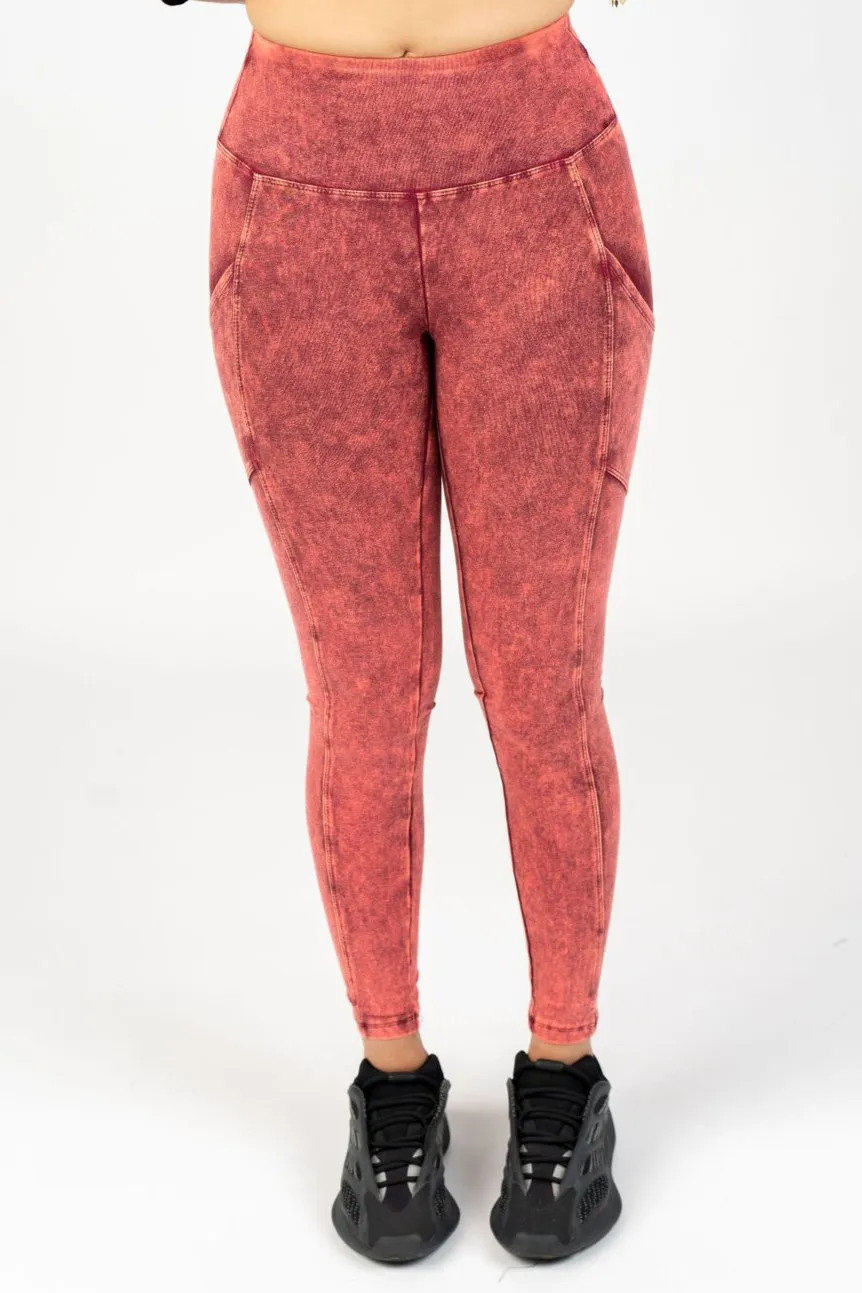 Mineral Wash Leggings