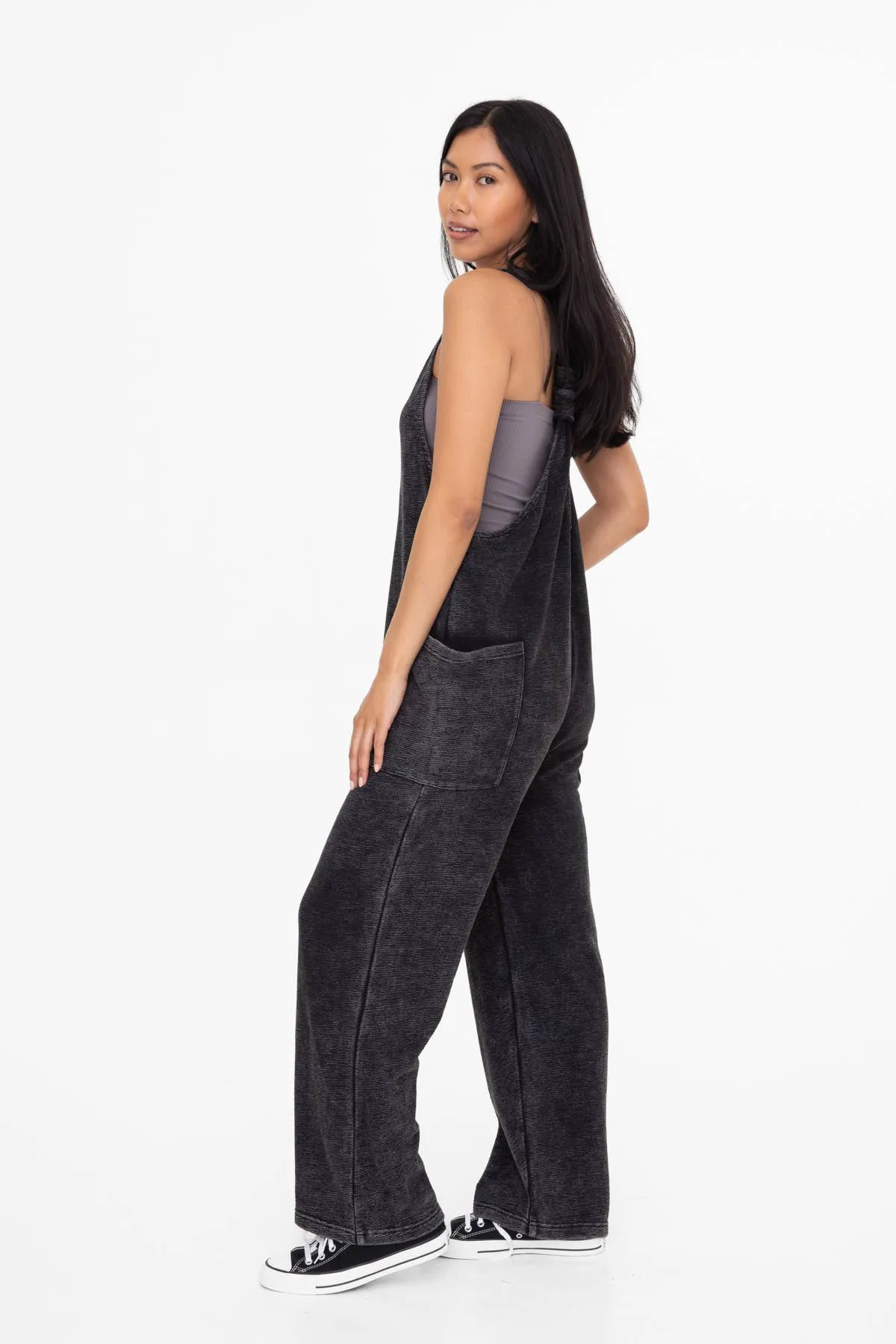 Mineral Washed Lounge Jumpsuit