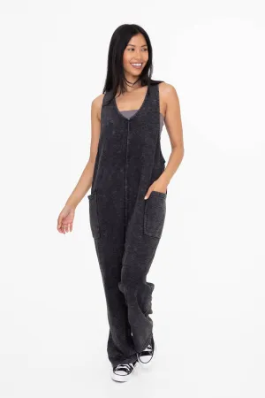 Mineral Washed Lounge Jumpsuit