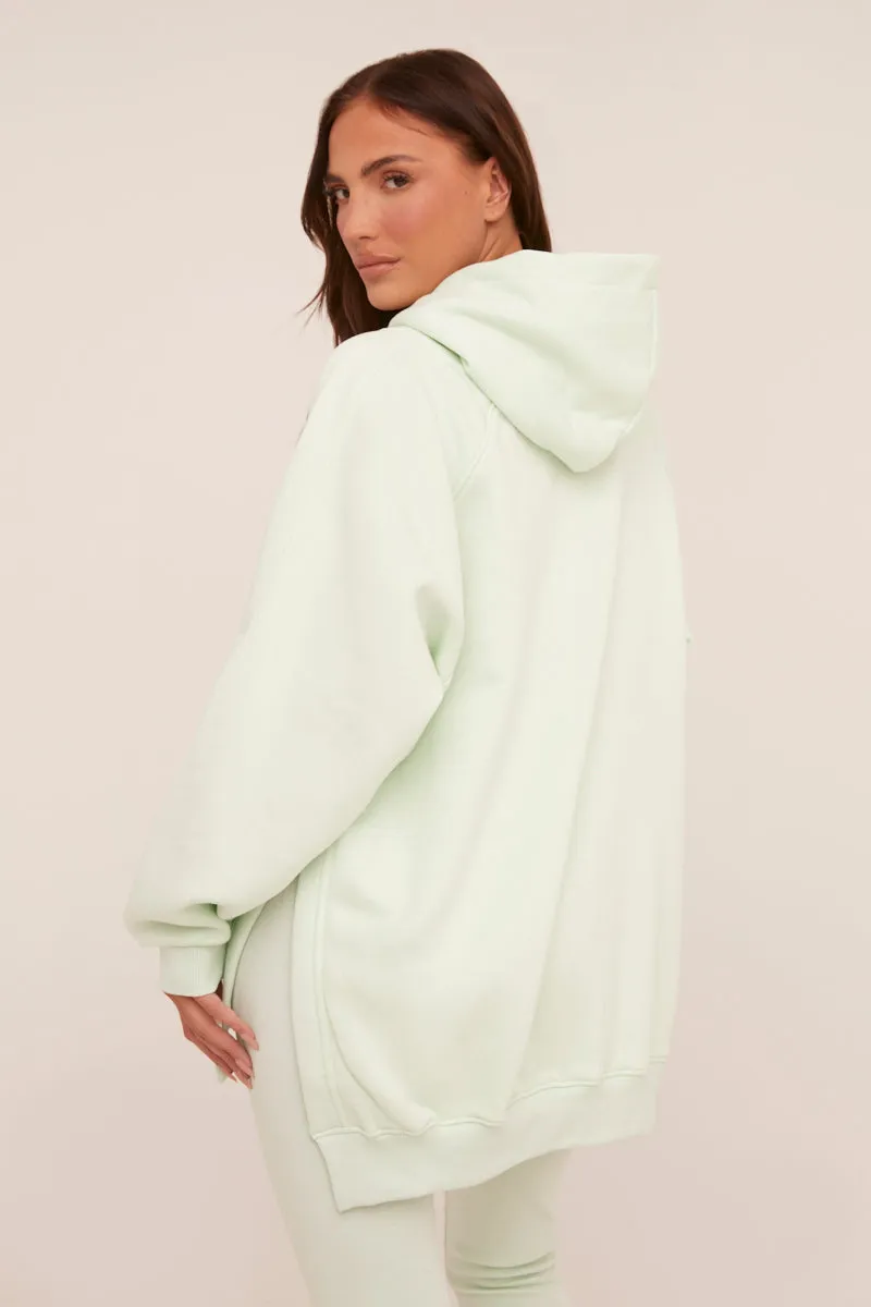 Mint Oversized Hoodie And Leggings Co-ord Set - Renee