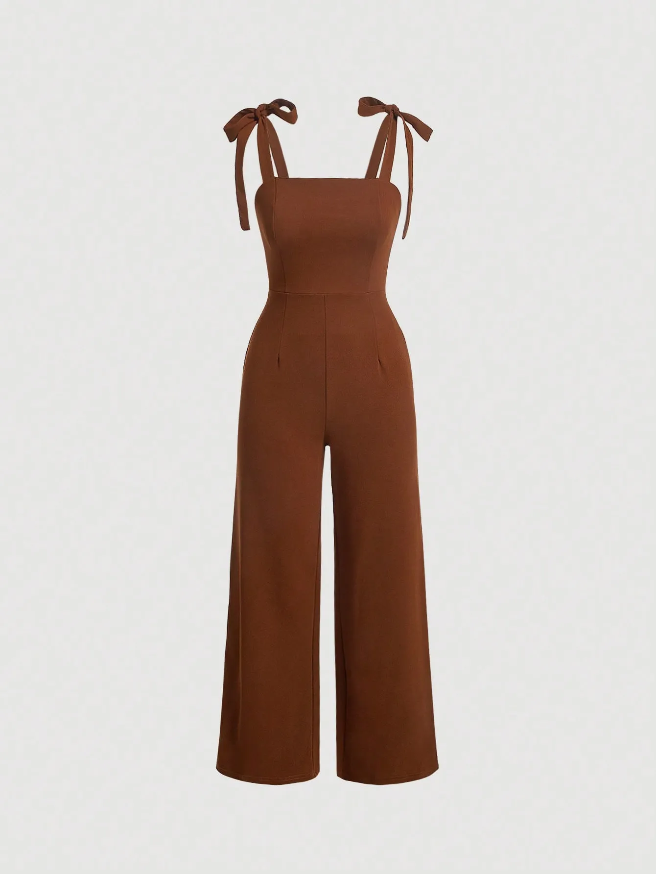 MOD Tie Shoulder Wide Leg Cami Jumpsuit