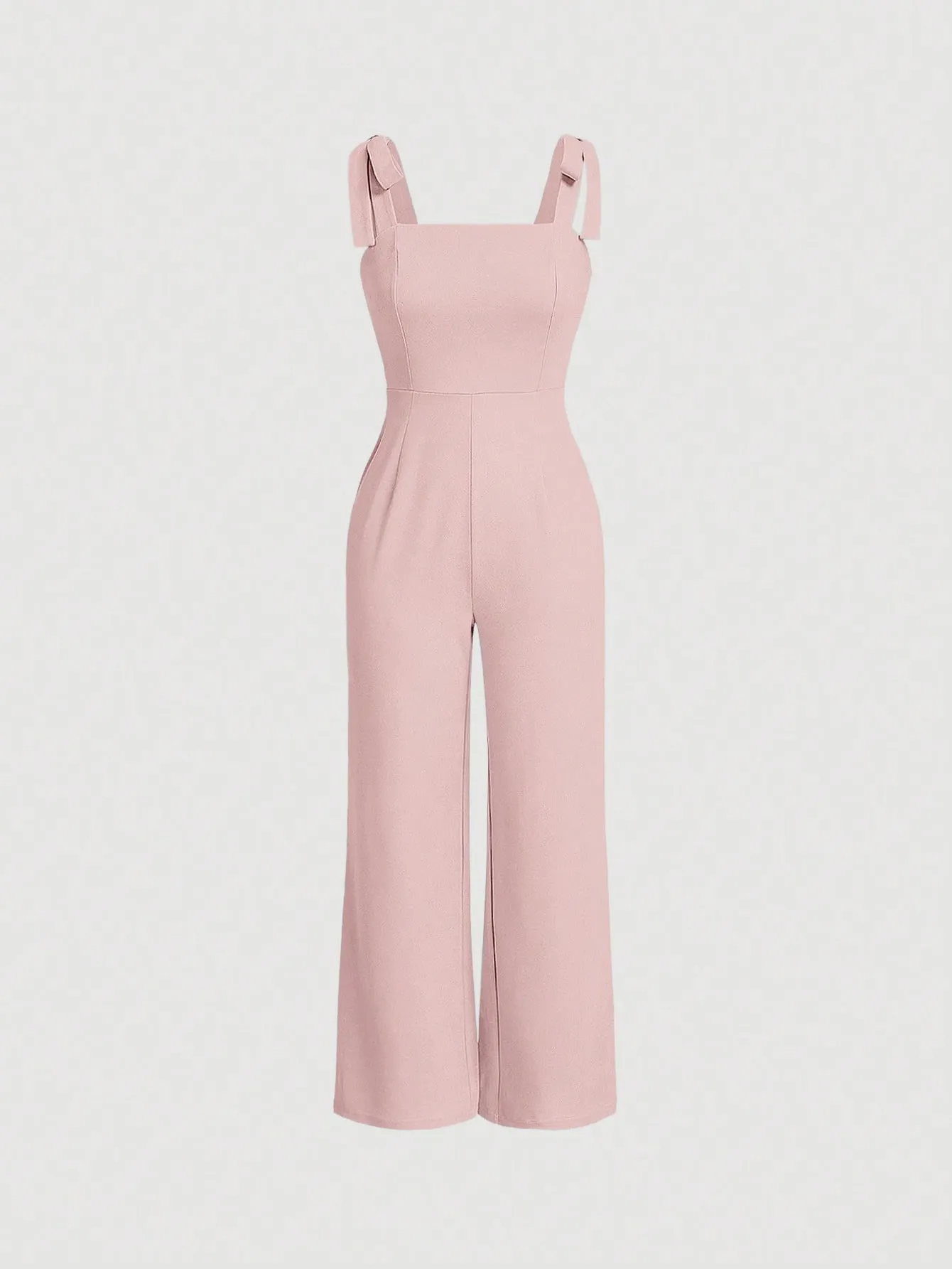 MOD Tie Shoulder Wide Leg Cami Jumpsuit