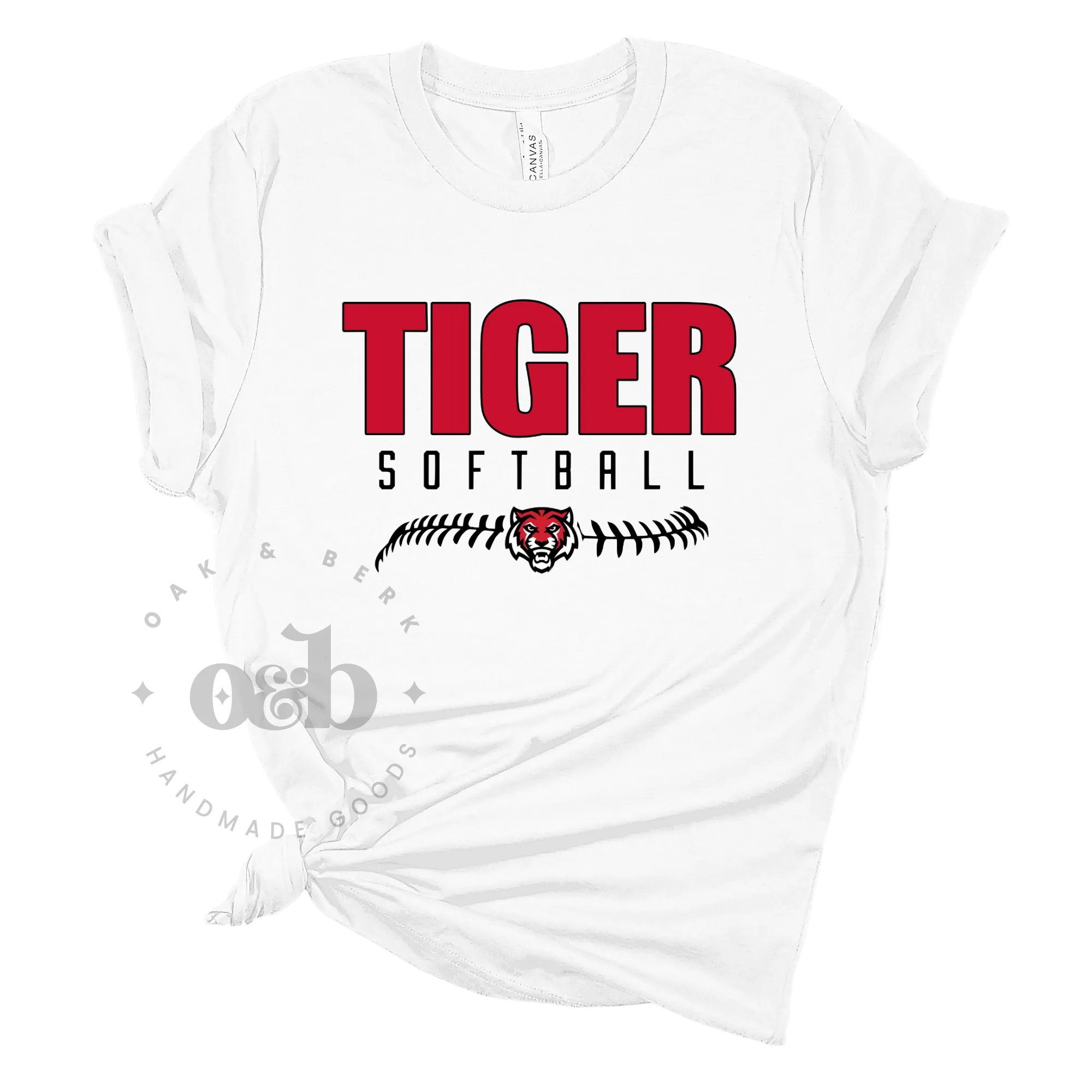 MTO / ADM Tiger Softball Laces, tees tanks