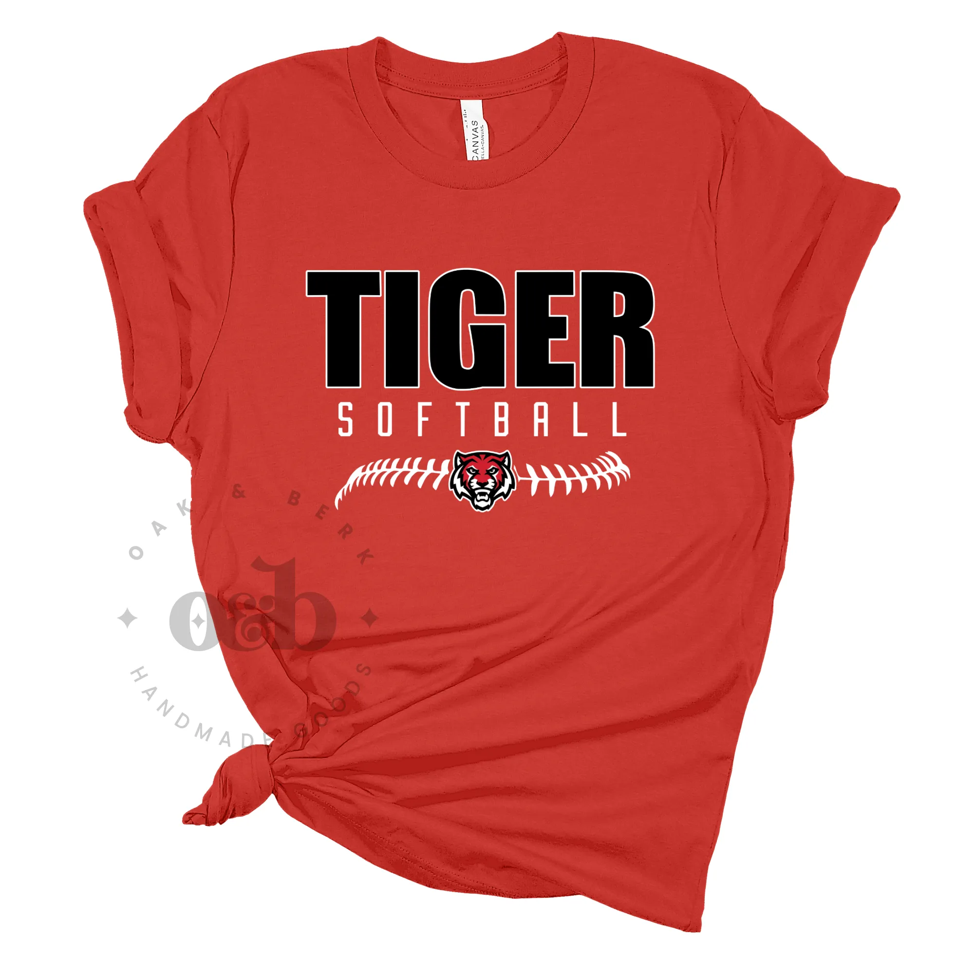 MTO / ADM Tiger Softball Laces, tees tanks