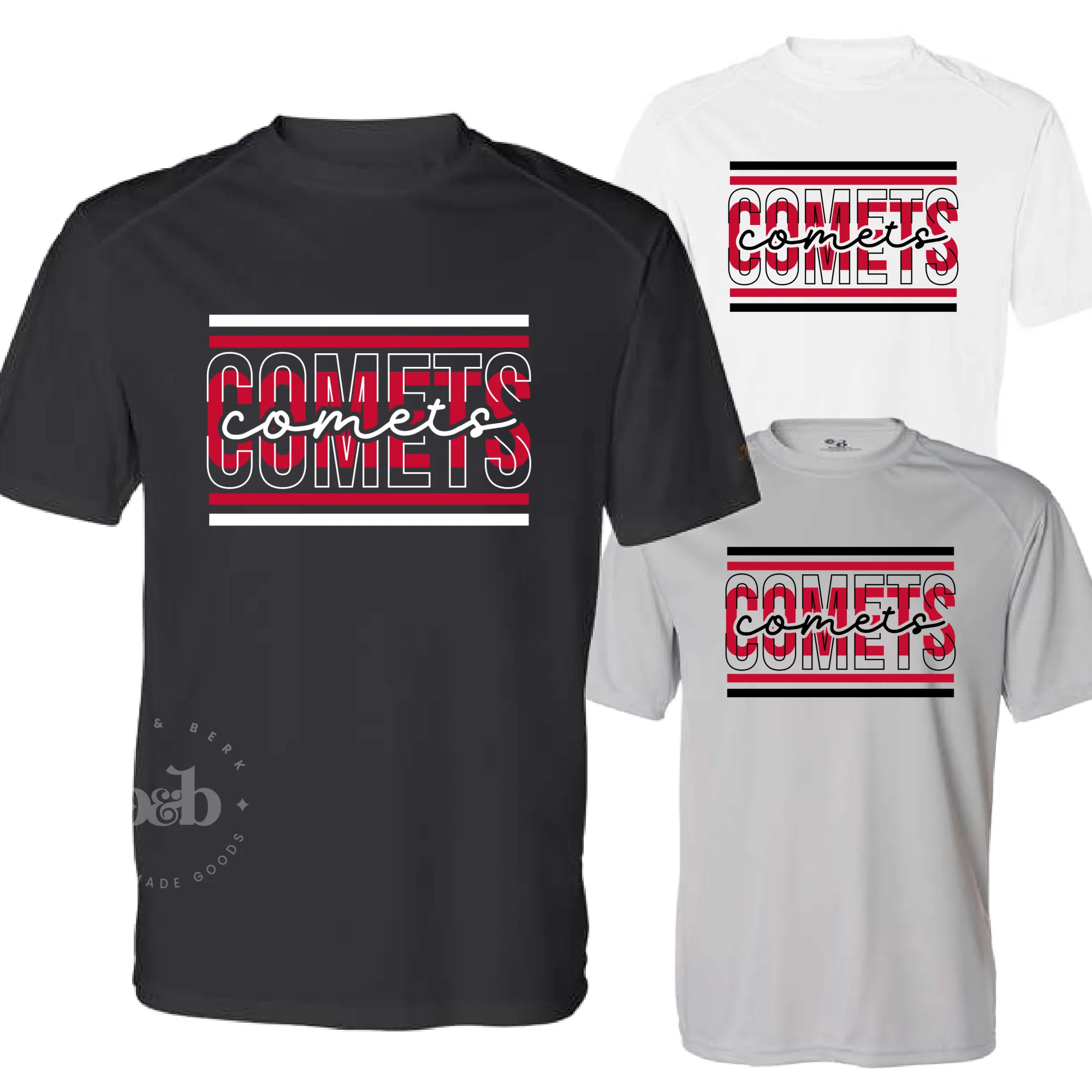 MTO / Comet Stripes, tees tanks