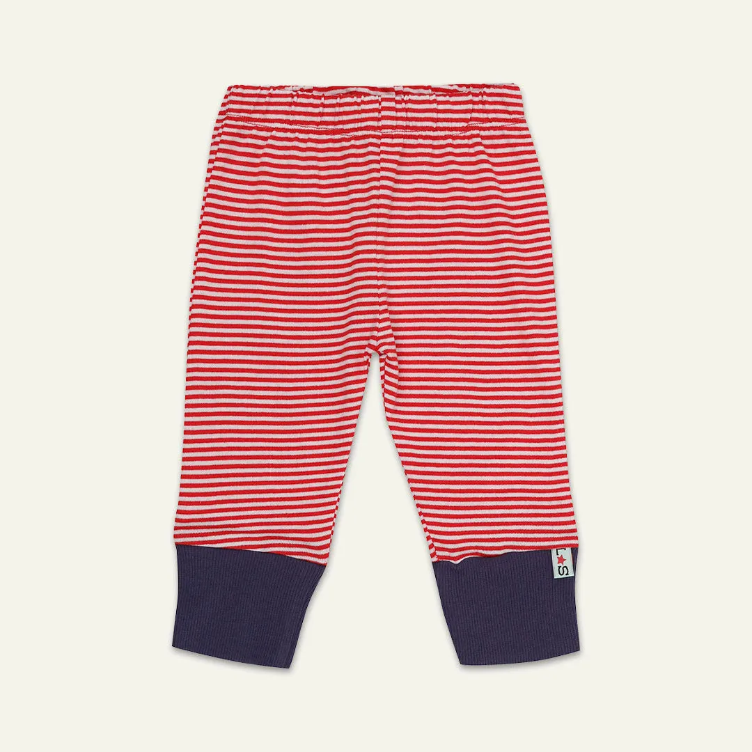 Multicoloured Whale And Stripe Print Leggings - 2 Pack
