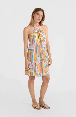 Naima Women of the Wave Kleid | Yellow Art Geo