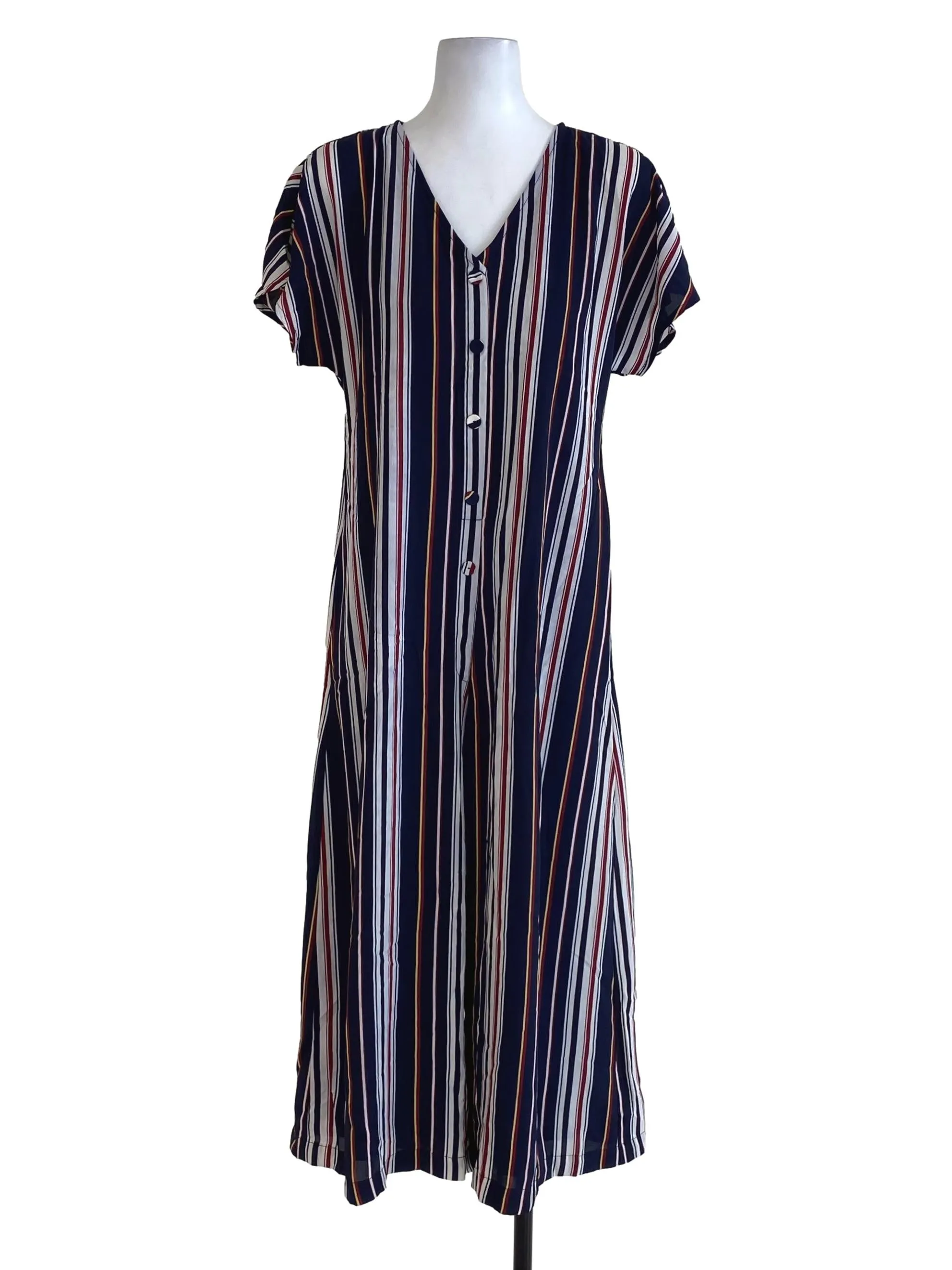 Navy Stripes Jumpsuit
