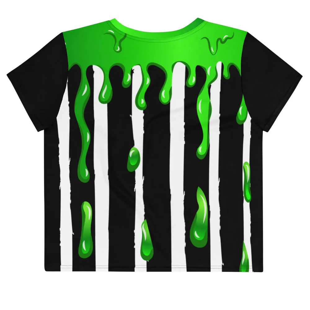 Never Trust The Living All-Over Print Crop Tee