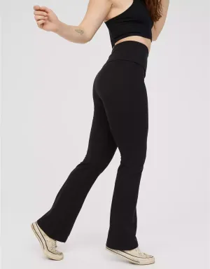 New with tags! Aerie OFFLINE OG High Waisted Flare Legging, Black, Sz M!