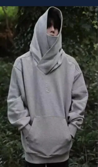 Ninja Streetwear Turtleneck Hoodies For Men