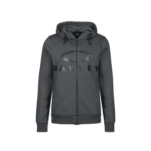 Oakley Mens F Zip Bark Iron Hoodie