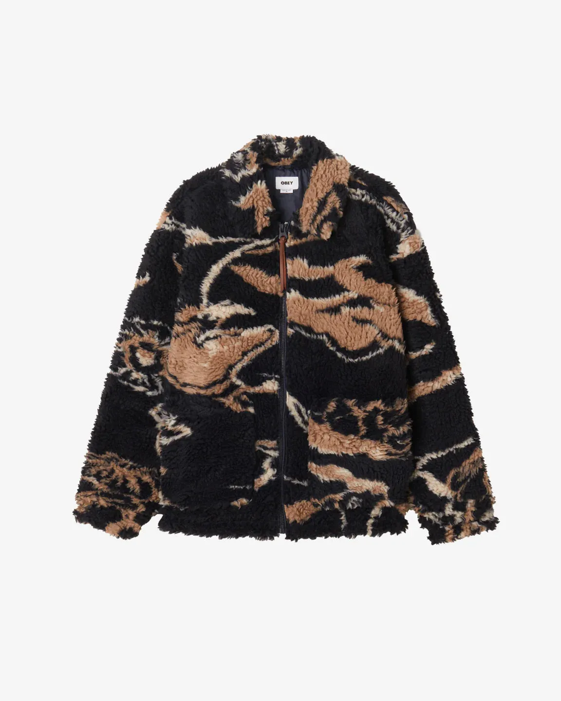 Obey Mushroom Sherpa Jacket