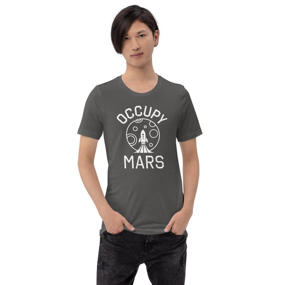 OCCUPY MARS — Elon Musk T-shirt / NASA SpaceX Shirt Space Tee / Funny Dad or Sci-Fi Nerd Gift