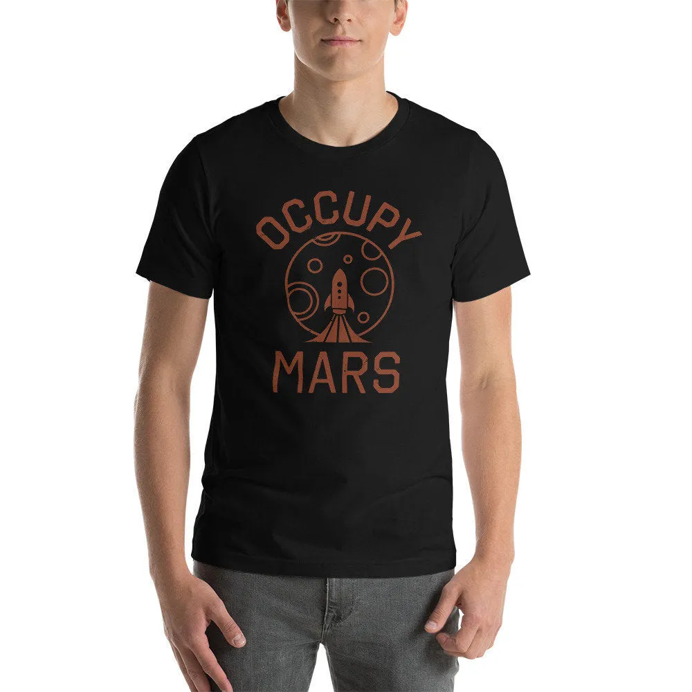 OCCUPY MARS — Elon Musk T-shirt / NASA SpaceX Shirt Space Tee / Funny Dad or Sci-Fi Nerd Gift